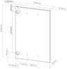 Küchenfront R-Line Anthrazit Hochglanz 39.6 x 59 cm Möbelfront für den Hängeschrank Vicco Bild 2