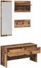 vidaXL Flurmöbel-Set mit Schubladen 4 pcs Altholz Holzwerkstoff 871527 Bild 5