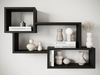 Wandregal Trio 005, Farbe: Schwarzer Graphit Bild 3