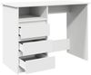 vidaXL Schreibtisch Weiß 102x50x75 cm Holzwerkstoff 860463 Bild 5