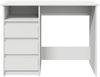 vidaXL Schreibtisch Weiß 102x50x75 cm Holzwerkstoff 860463 Bild 4