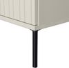 TV Board Gravure Kiefernholz, modernes Design mit Push-to-Open, hellgrau Dust, 150 cm Bild 5