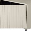 TV Board Gravure Kiefernholz, modernes Design mit Push-to-Open, hellgrau Dust, 150 cm Bild 3