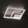 LED Schlafzimmerleuchte, 3 flammig, silber, L 30 cm, MANAS Bild 4