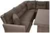 Gartenmöbel Set Rabida / Turin braun 22teilig Loungemöbel Polyrattan Dining-Eck-Lounge Bild 3