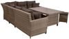 Gartenmöbel Set Rabida / Turin braun 22teilig Loungemöbel Polyrattan Dining-Eck-Lounge Bild 4