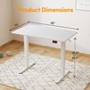 Elektrisch höhenverstellbarer Schreibtisch 152x60 cm Tischplatte Bild 3