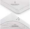 Laleni 2er-Set Jersey Spannbettlaken Laufgitter quadratisch 100x100 cm - Oeko-Tex Zertifiziert, 100% Baumwolle, atmungsaktives Spannbetttuch für Baby, 135 g/m², weiß Bild 3