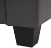 3-2-1 Sofagarnitur Couchgarnitur Loungesofa Lille ~ Kunstleder, dunkelgrau Bild 3