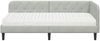 vidaXL Eckbettgestell Hellgrau 90 x 190 cm Samt 3394144 Bild 5