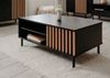 Couchtisch Biella in schwarz und Eiche 110 cm Bild 5