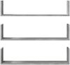 vidaXL Wandregale 3 Stk. Betongrau 80x18x18 cm Holzwerkstoff 853293 Bild 4