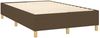 vidaXL Boxspringbett mit Matratze Dunkelbraun 120x190 cm Stoff 3269961 Bild 4