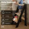 Bellabino 'Tay' Lernturm für Kinder ab 1 Jahr, Tritt 2-fach höhenverstellbar, natur/grau, Birke Sperrholz, klappbar, Tritthocker bis 50 kg belastbar Bild 5