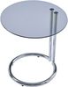 Beistelltisch Ylivieska 46xØ45 cm Chromfarben/Grauglas [en. casa] Bild 5