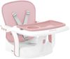 Kikkaboo Kinderstuhl, Boostersitz Chewy, Doppeltablett, Sicherheitsgurt, faltbar rosa Bild 3