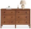 IDIMEX Kommode APOANA, Sideboard mit 6 Schubladen aus Massivholz skandi Kastanien farben Bild 3