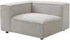 Vente-unique - RUZOLO Sofa Stoff Beige - B 105 cm x H 67 cm x L 242 cm Bild 2