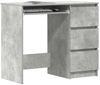 vidaXL Schreibtisch Betongrau 90x45x76 cm Holzwerkstoff 801377 Bild 4