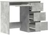 vidaXL Schreibtisch Betongrau 90x45x76 cm Holzwerkstoff 801377 Bild 5