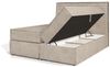 B&B Home 'Tilia II' Boxspringbett mit Bettkasten, Stoff, Schwarz, 180x200 cm Bild 3