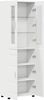 vidaXL Highboard mit Regal FLORIN Weiß 60 x 35 x 182 cm Holzwerkstoff 3397914 Bild 5