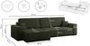 Kaiser Möbel Ecksofa mit schlaffunktion und bettkasten, BEST XL stoff Poso, Quelle, Verita, Mit Bettfunktion und Bettzeugfach Bild 2
