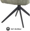 B&D home Polsterstuhl ARVIT (1 St), mit Armlehnen, Taschenfederkern-Sitz, Metallgestell 360° drehbar Bild 4