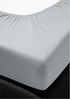 Irisette Mako-Jersey Betttuch Jupiter 0008 silber 190x200 cm 8-11 silber Bild 3