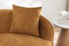 Design Sofa ARCO senfgelb modern 2-Sitzer Couch Samt 180 cm Federkern Bild 3