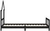 vidaXL Kinderbett Schwarz 80x200 cm Massivholz Kiefer 834566 Bild 5