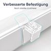 Sekey Doppelrollo Wellen Klemmfix ohne Bohren für Fenster, Doppelrollo 40 cm breit, Duo Rollo Welle Jalousie Sonnenschutz, 40x130cm, Weiß Bild 5