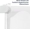Sekey Doppelrollo Wellen Klemmfix ohne Bohren für Fenster, Doppelrollo 40 cm breit, Duo Rollo Welle Jalousie Sonnenschutz, 40x130cm, Weiß Bild 4