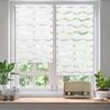 Sekey Doppelrollo Wellen Klemmfix ohne Bohren für Fenster, Doppelrollo 40 cm breit, Duo Rollo Welle Jalousie Sonnenschutz, 40x130cm, Weiß Bild 2