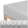 OTTO home Spannbettlaken Cremona, BASIC und PREMIUM Qualität, mit Elasthan, Baumwolle, Jersey (180 g/m), Gummizug: rundum, (1 Stück), Jersey Bettlaken ab Größe 90x200 cm, Strapazierfähig und langlebig Bild 4