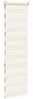 vidaXL Doppelrollo Marmorbeige 45x150 cm Stoffbreite 40,9 cm Polyester 4014640 Bild 4