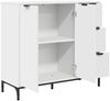 vidaXL Sideboard mit Schubladen Weiß 89,5 x 33 x 82 cm Holzwerkstoff 883454 Bild 5