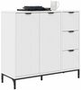 vidaXL Sideboard mit Schubladen Weiß 89,5 x 33 x 82 cm Holzwerkstoff 883454 Bild 3