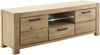 Lowboard >SILIAS< in natur geölt, Wildeiche teilmassiv - 192x65x50cm (BxHxT) Bild 2