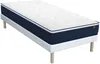 Vente-unique - ALTIER Mattress and bed base set Stoff Weiß - B 90 cm x H 31 cm24 cm x L 190 cm Bild 1