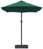 vidaXL Garten-Sonnenschirm Grün 385 x 209 x 244 cm Polyester und Stahl 42003276 Bild 5
