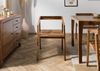 Stuhl Sheesham 45x51x76 braun lackiert ANCONA #100 Bild 3