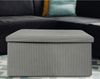 4x Sitztruhe aus Cordstoff 76x38x38cm Stauraum Aufbewahrungsbox Truhe Sitzbank Bank faltbar Bild 5