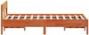 vidaXL Massivholzbett ohne Matratze Wachsbraun 120x200 cm Kiefernholz 842757 Bild 5