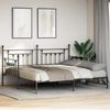 vidaXL Tagesbettrahmen Schwarz 100 x 190 cm Stahl 42002667 Bild 3