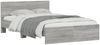 vidaXL Bettgestell mit Kopfteil Grau Sonoma 135x190 cm 3207509 Bild 3