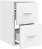 vidaXL Badezimmerschrank Inzwischen Weiß 30 x 41 x 50 cm Holzwerkstoff 890366 Bild 4