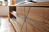 Lowboard Holz Eiche-Dekor 160 x 45 x 40 cm TV-Kommode mit zwei Türen, Design TV-Schrank Hoch, Fernsehtisch Fernsehschrank Modern, Fernsehkommode Wohnzimmer Bild 5