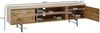 Lowboard Holz Eiche-Dekor 160 x 45 x 40 cm TV-Kommode mit zwei Türen, Design TV-Schrank Hoch, Fernsehtisch Fernsehschrank Modern, Fernsehkommode Wohnzimmer Bild 4