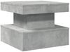 vidaXL Couchtisch mit LED-Leuchten Betongrau 50x50x40 cm 839843 Bild 3